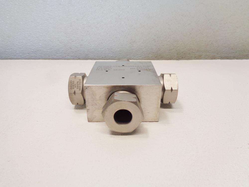 Autoclave Engineers 9/16" Tube Cross Fitting, Stainless, CX-9999